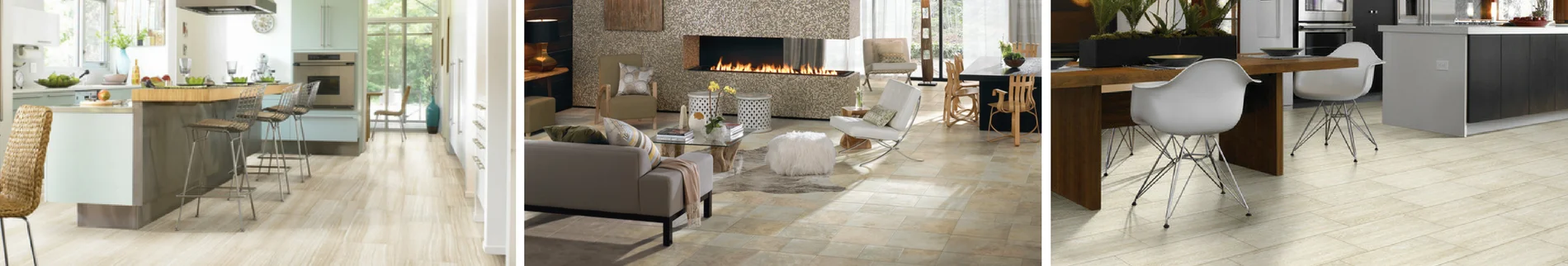 Tile flooring room scene