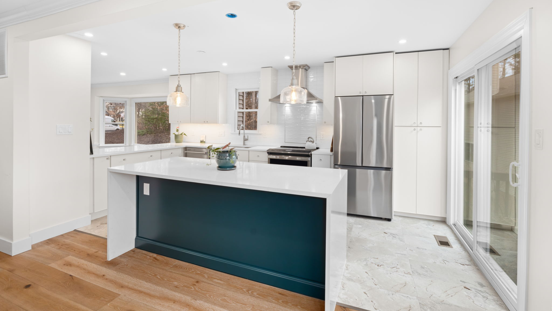 Kitchen remodeling project with custom cabinetry in Springfield VA